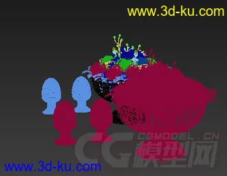 装饰品 花盆模型的图片