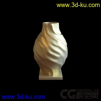 装饰品 一个异形的花瓶模型的图片