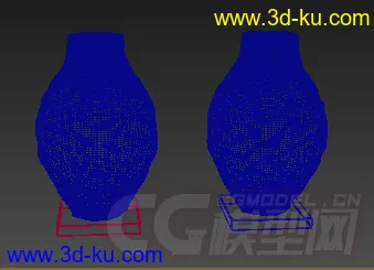 装饰品 一个异形的花瓶模型的图片2