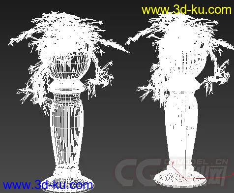 装饰品 一个花盆模型的图片2