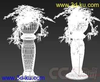 装饰品 一个花盆模型的图片