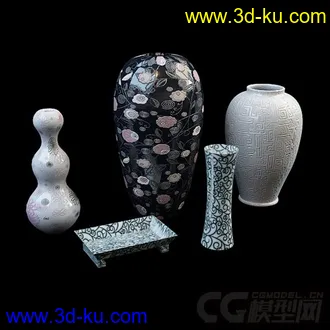 装饰品 花瓶模型的图片