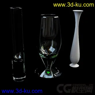 装饰物品 玻璃瓶 瓷瓶模型的图片