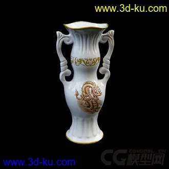 装饰品 一个瓷瓶模型的图片