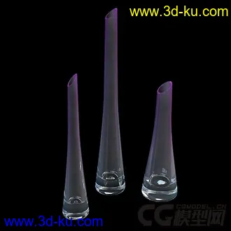 装饰品琉璃花瓶模型的图片