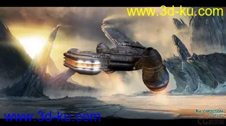 3D打印模型【原创】自己做的小飞船 有喜欢的朋友拿去吧的图片