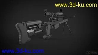 3D打印模型狙击步枪的图片