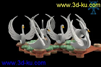 小天鹅玩具模型的图片