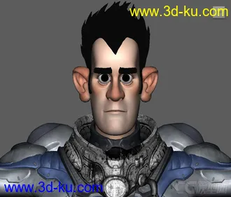 3D打印模型Sven SpaceMan rig with full controls and textures (Maya 2016)的图片