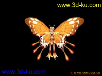 3D打印模型天龙的NPC（蝴蝶）的图片