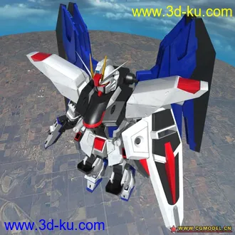 3D打印模型自由高达！的图片