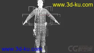3D打印模型次时代系列-警卫的图片