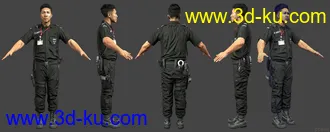 3D打印模型次时代系列-警卫的图片