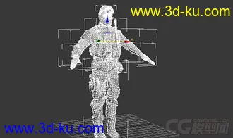 3D打印模型次时代的特种兵的图片