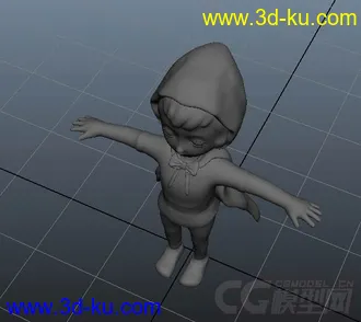 3D打印模型小女孩的图片