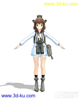 【MMD模型】阳炎型第八驱逐舰 雪风|陽炎型駆逐艦８番艦　雪風的图片