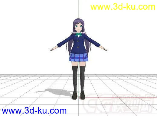 【MMD模型】全员打歌服&lovelive音之木坂学校礼堂的图片4