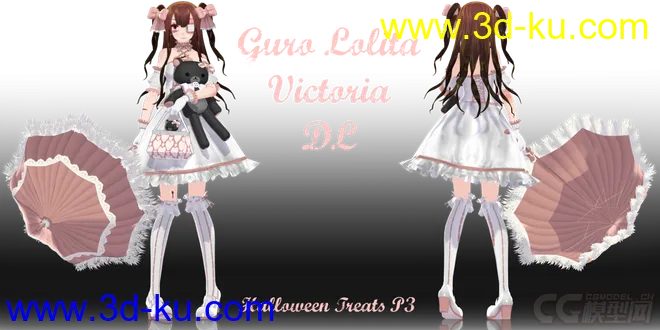 【MMD模型】Halloween Treats Part 3:. Guro Lolita Victoria的图片1