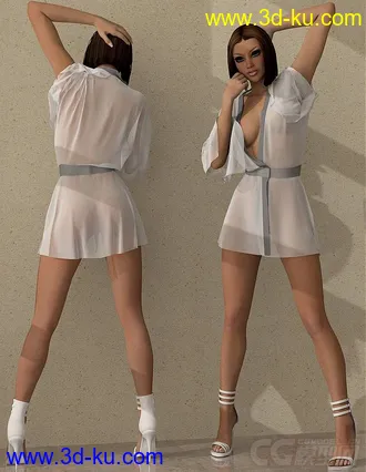 很多不一样的女人模型, 衣服你们可以删哦的图片