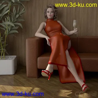 很多不一样的女人模型, 衣服你们可以删哦的图片
