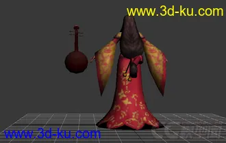 3D打印模型大乔美女来了的图片