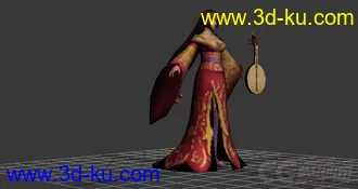 3D打印模型大乔美女来了的图片