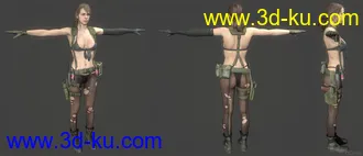 3D打印模型metal gear 5 Quiet的图片