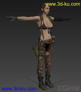 3D打印模型metal gear 5 Quiet的图片
