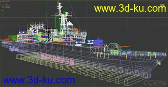 3D打印模型精模--洛阳号导弹护卫舰的图片