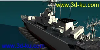 3D打印模型精模--洛阳号导弹护卫舰的图片