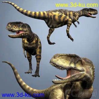 3D打印模型16只精品恐龙合集 梁龙 棘龙 翼龙 暴龙等等的图片