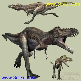 3D打印模型16只精品恐龙合集 梁龙 棘龙 翼龙 暴龙等等的图片