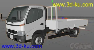 3D打印模型老式重卡 重型卡车的图片