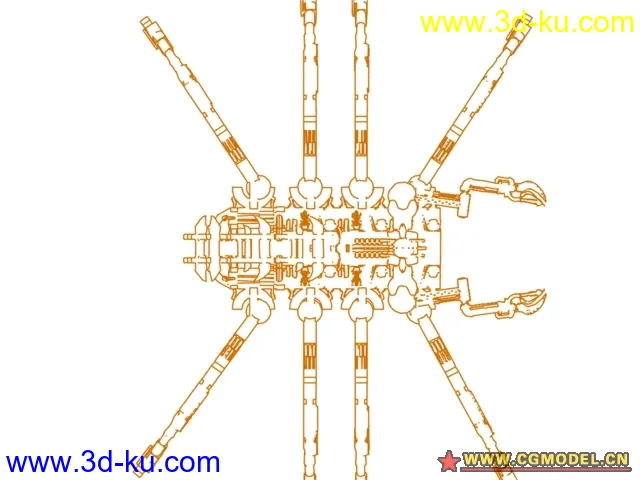 【高精模型】-带动画-【机器蝎子】-不知道论坛之前发过了吗 如果重复多多见谅的图片4