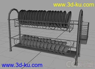 3D打印模型碗架的图片