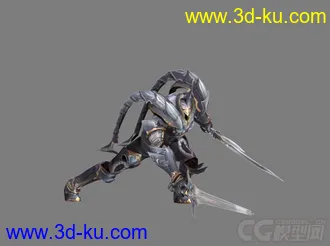 3D打印模型双手剑战士的图片