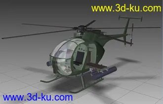 3D打印模型一架小型武装直升机的图片