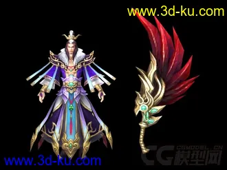 角色模型一个的图片