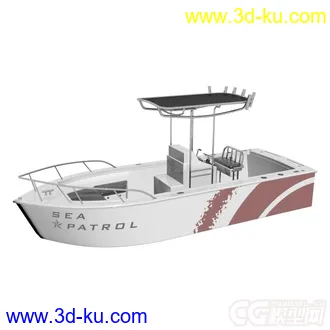 3D打印模型汽艇的图片