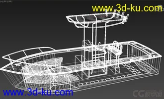 3D打印模型汽艇的图片
