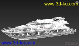 3D打印模型汽艇4号的图片