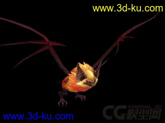 3D打印模型蝙蝠一只的图片