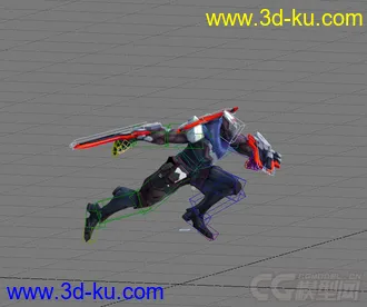 3D打印模型合金装备劫跑步动作动作动作的图片