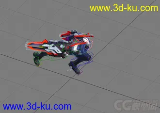 3D打印模型合金装备劫跑步动作动作动作的图片