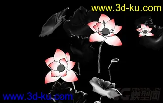 3D打印模型三维水墨的图片