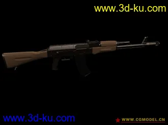 3D打印模型AK74步枪吧 步枪1的图片