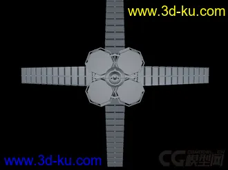 3D打印模型【自制】【还原】天基动能武器“上帝之杖”的图片