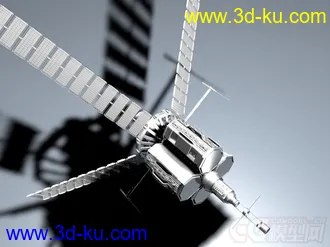 3D打印模型【自制】【还原】天基动能武器“上帝之杖”的图片