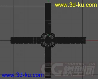 3D打印模型【自制】【还原】天基动能武器“上帝之杖”的图片