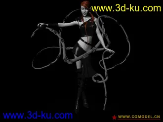 3D打印模型幻想美女 精模的图片